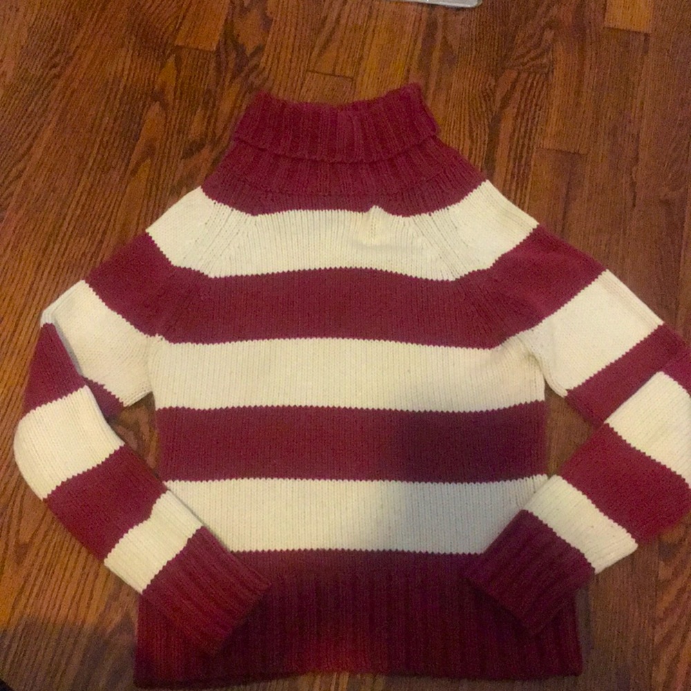 Warm and cozy striped sweater